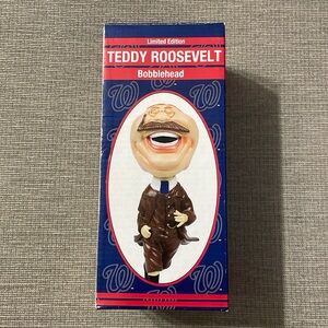 Washington Nationals 2007 Racing Presidents Teddy Roosevelt Bobblehead